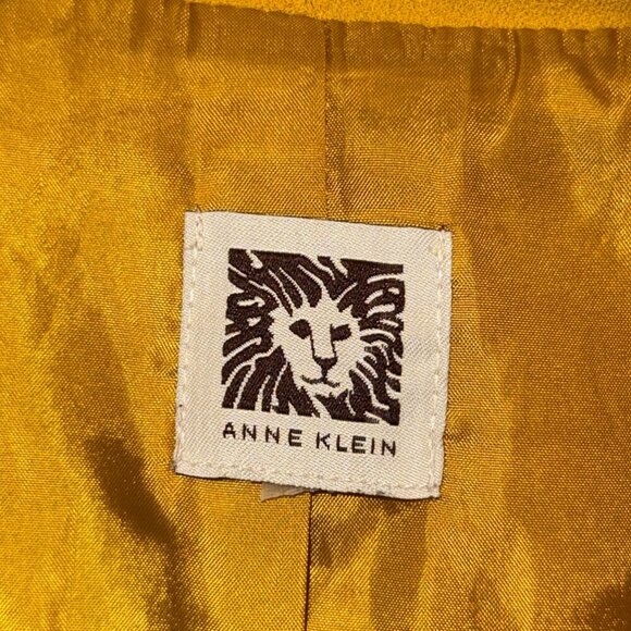 Anne Klein Mustard Yellow Ponte Longline Vest – Women’s Structured Layer L - Picture 3 of 6